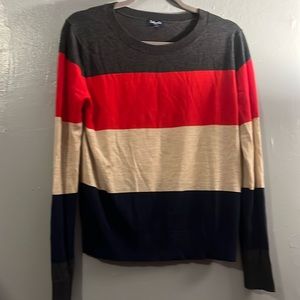 Small girls dark gray reed tan dark blue used